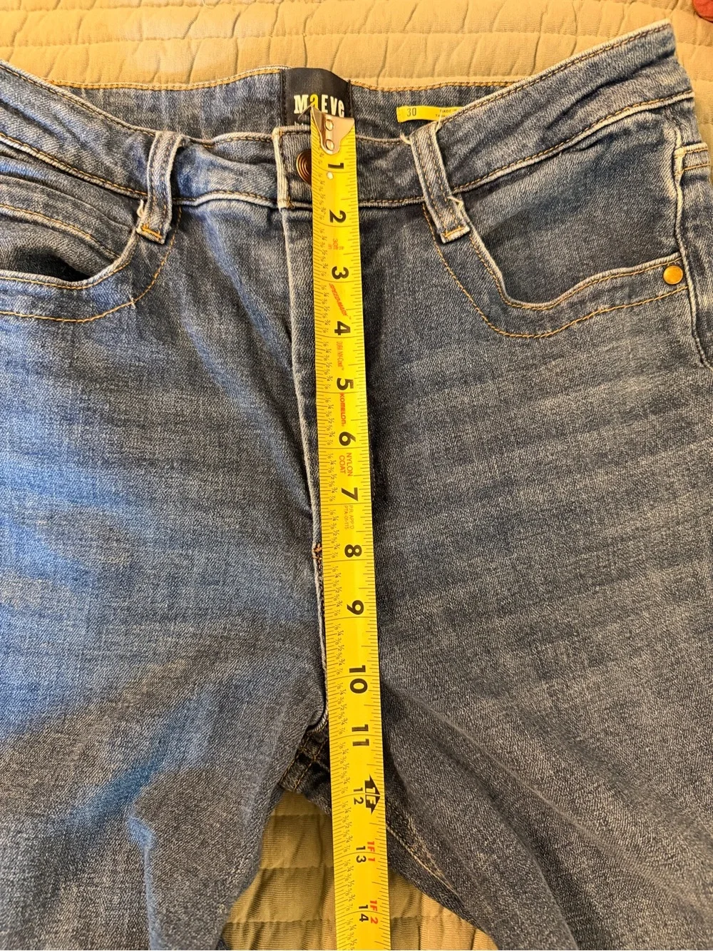 Maeve Wide-Leg Jeans in Medium Blue Denim - Picture 6 of 10